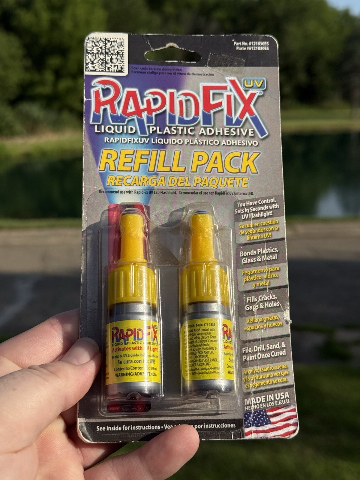 UV Liquid Plastic Adhesive Refill 10 mL - Twin Pack - 10 mL, Factory