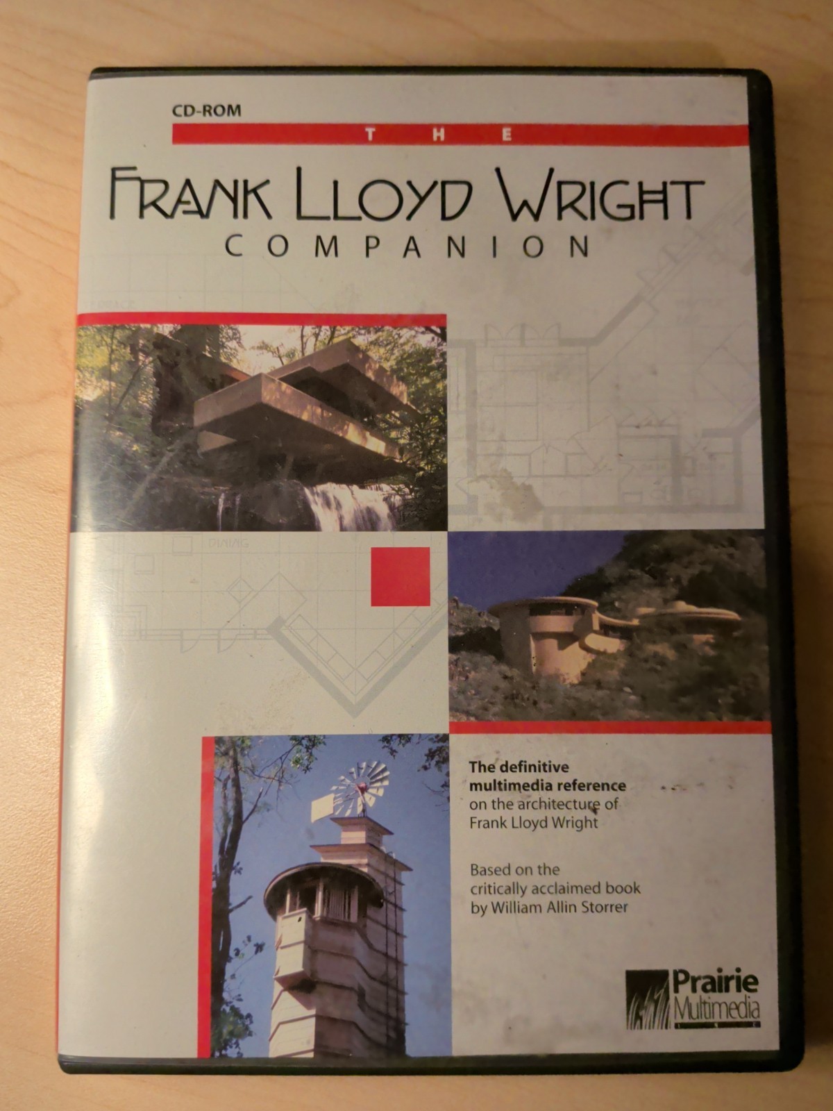 FRANK LLOYD WRIGHT COMPANION PC CD-ROM 1995 Prairie Multimedia RARE
