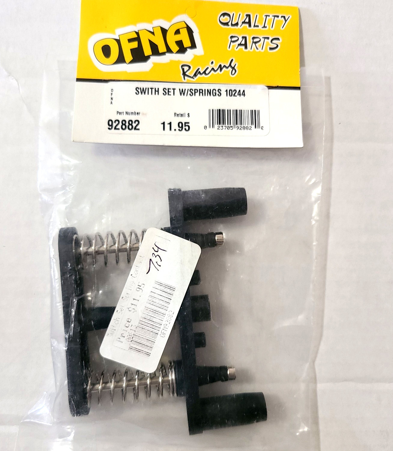 Vintage NOS OFNA Racing SWITCH SET w/ Springs 10244 Part 92882 New Old Stock