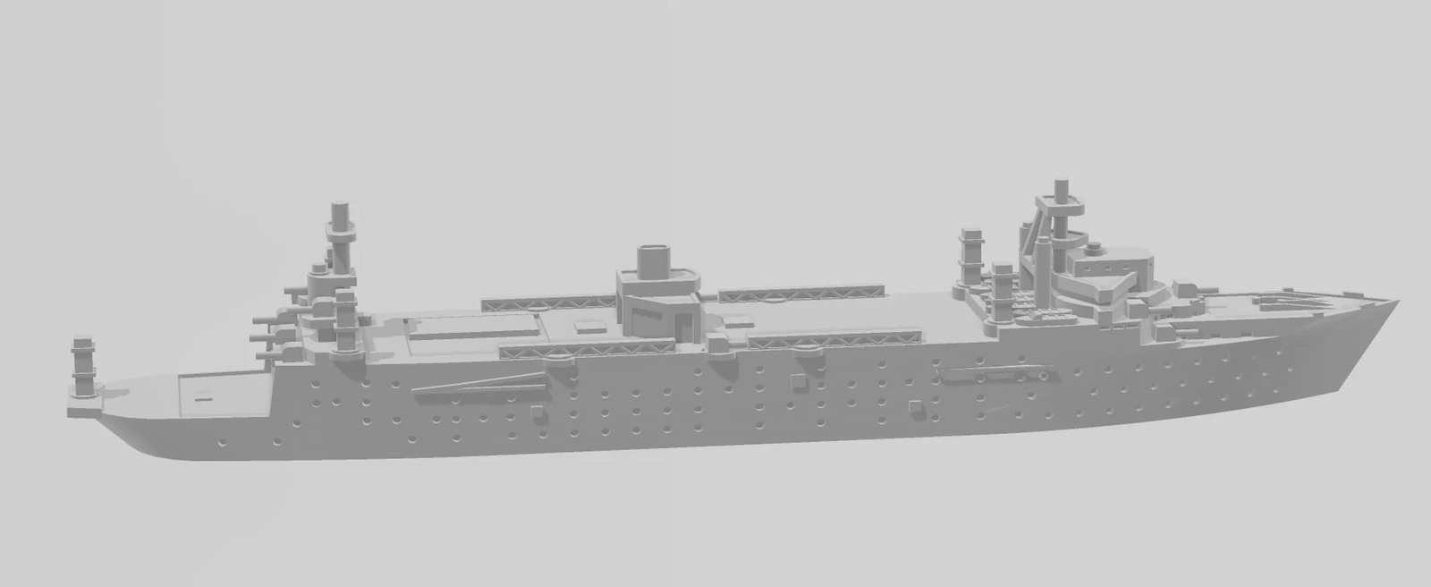 Commandant Teste - French Navy - Wargaming - Axis & Allies - Naval Miniature -