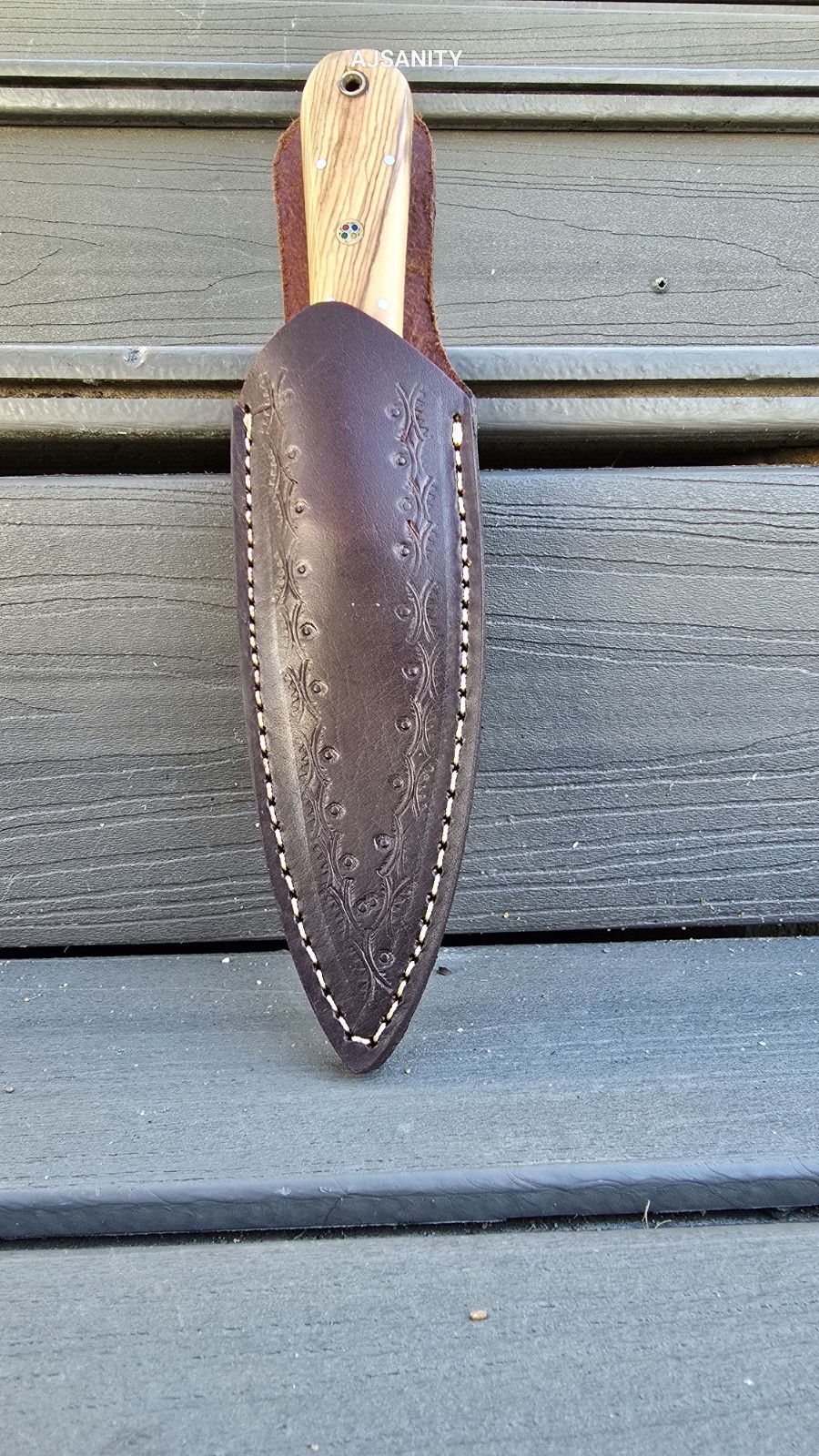 Custom Handmade Double Edge Fixed Blade Dagger Knife Edc Carry Compact Knife