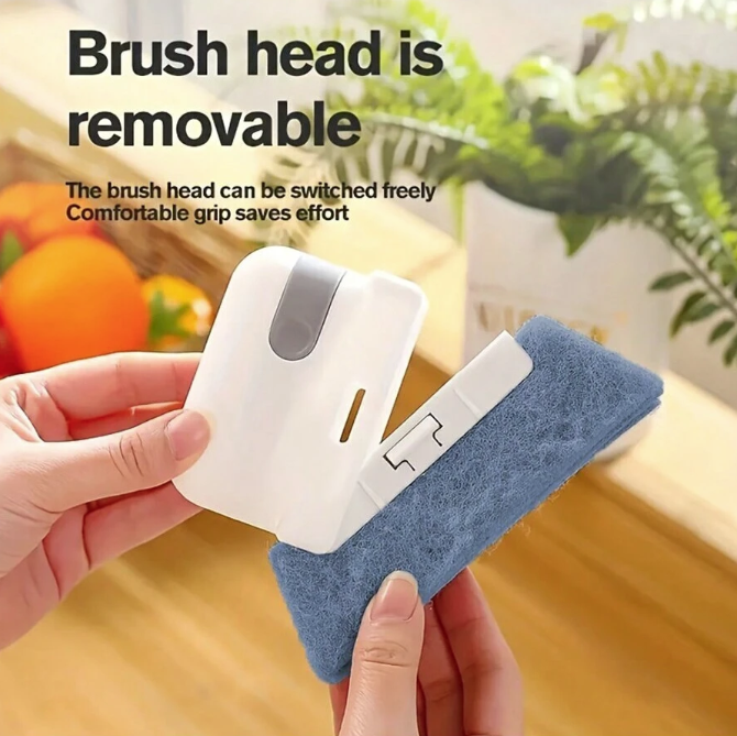 1PC Window Cleaning Brush for Glass, Gaps & Tracks - NEW