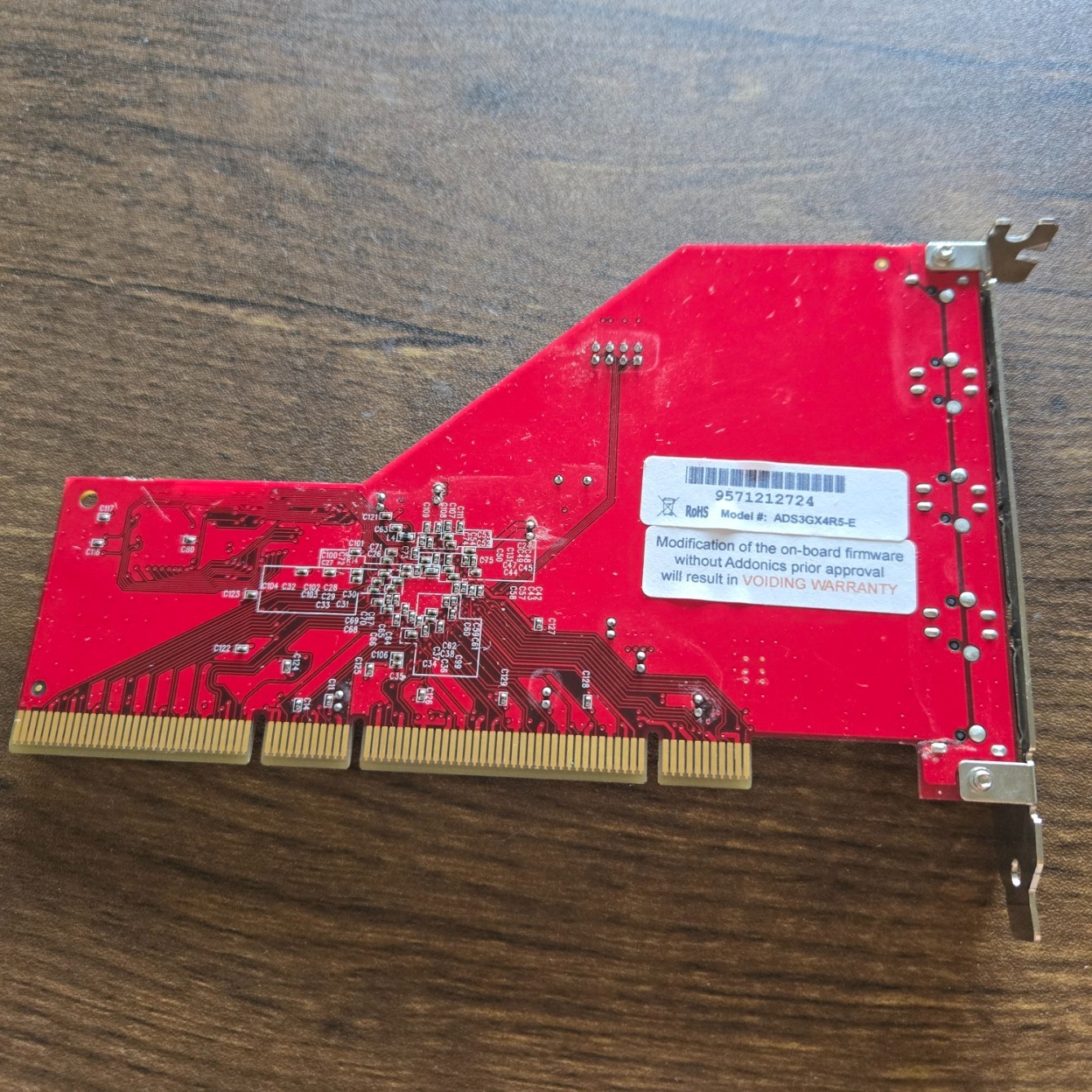 Addonics ADS3GX4R5-E 4-Port eSATA RAID 5 Controller Card PCI-X Untested