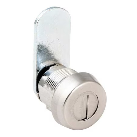 Ccl 62207 Disc Tumbler Keyed Cam Lock, Stainless Steel, 5/8 In For Door