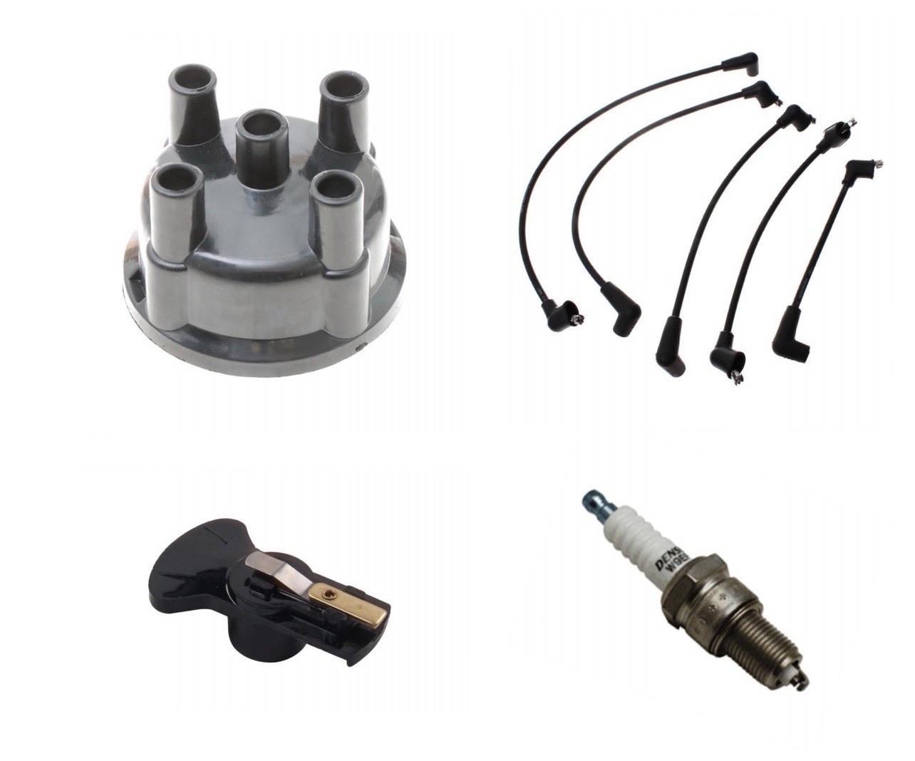 Caterpillar Forklift Tune Up Kit for V70D 40X | Cap Wires Spark Plugs Rotor