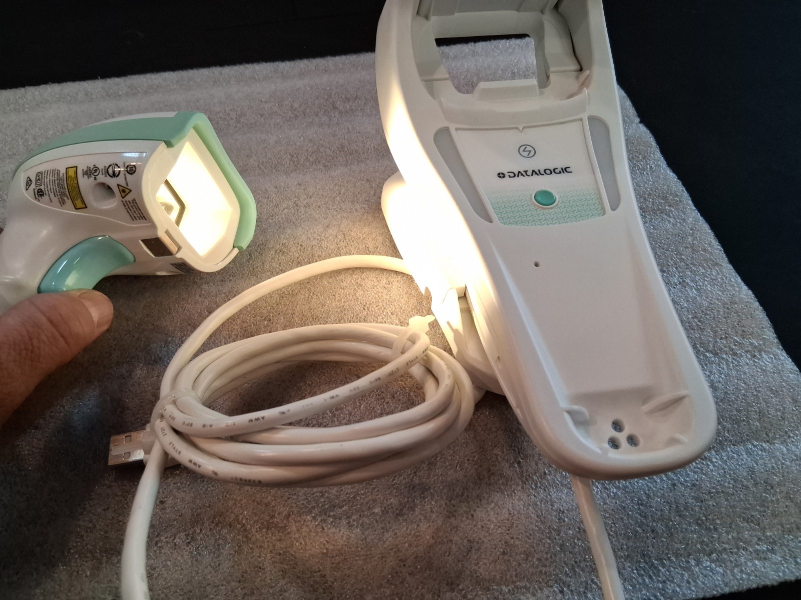 Datalogic Wireless Handheld Barcode Scanner GBT4500 HC WLC with WLC4090 Cradle