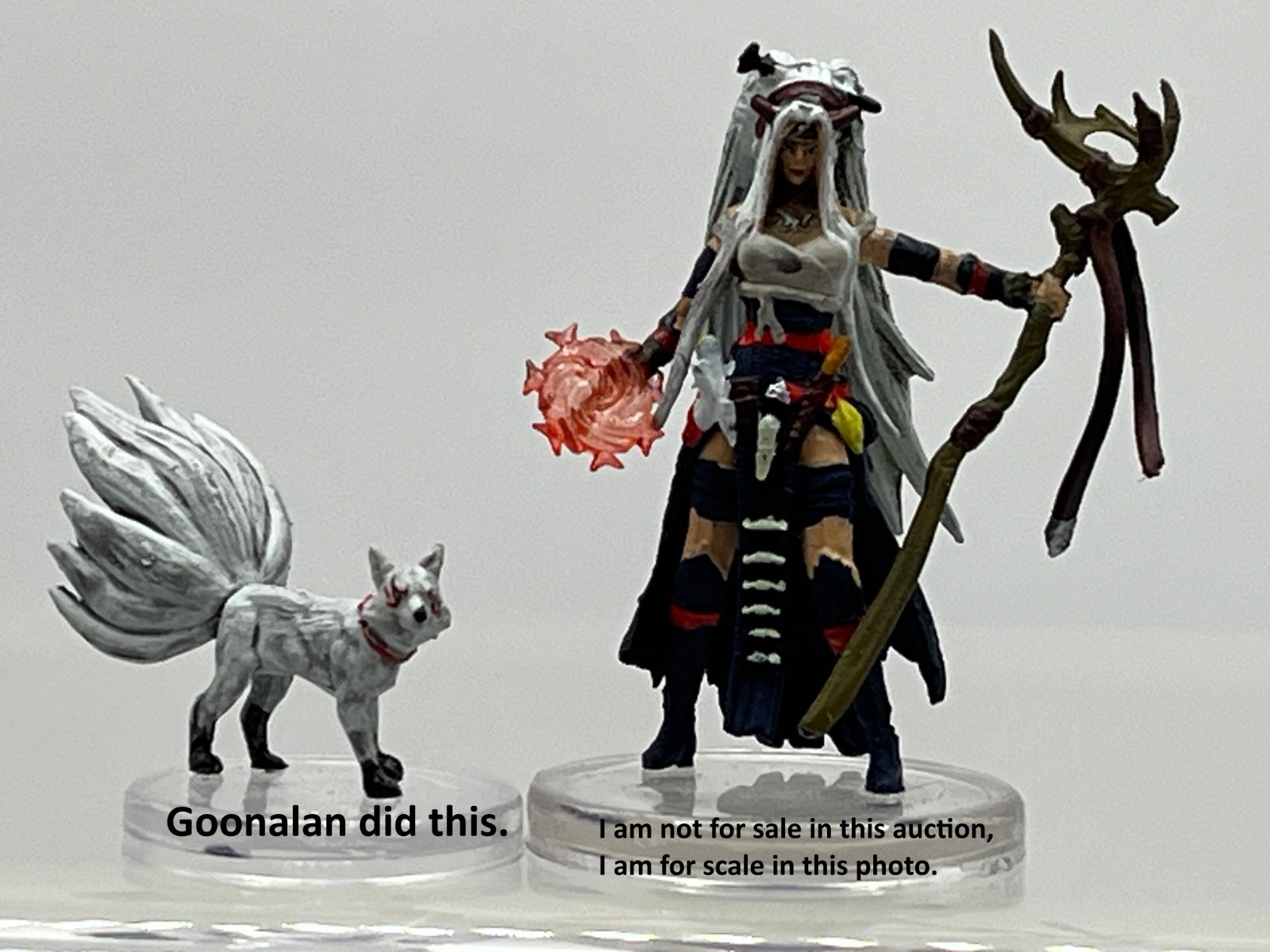 D&D Pathfinder Mini Advanced Iconic Heroes Daji the Fox UNIQUE