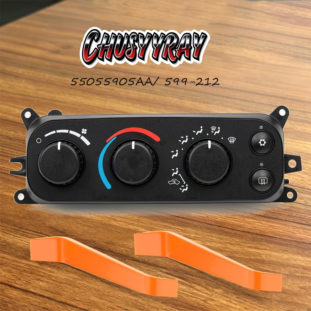 HV Control Module A/C Heater Climate Panel For 2001-04 Dodge Ram 1500 2500 3500