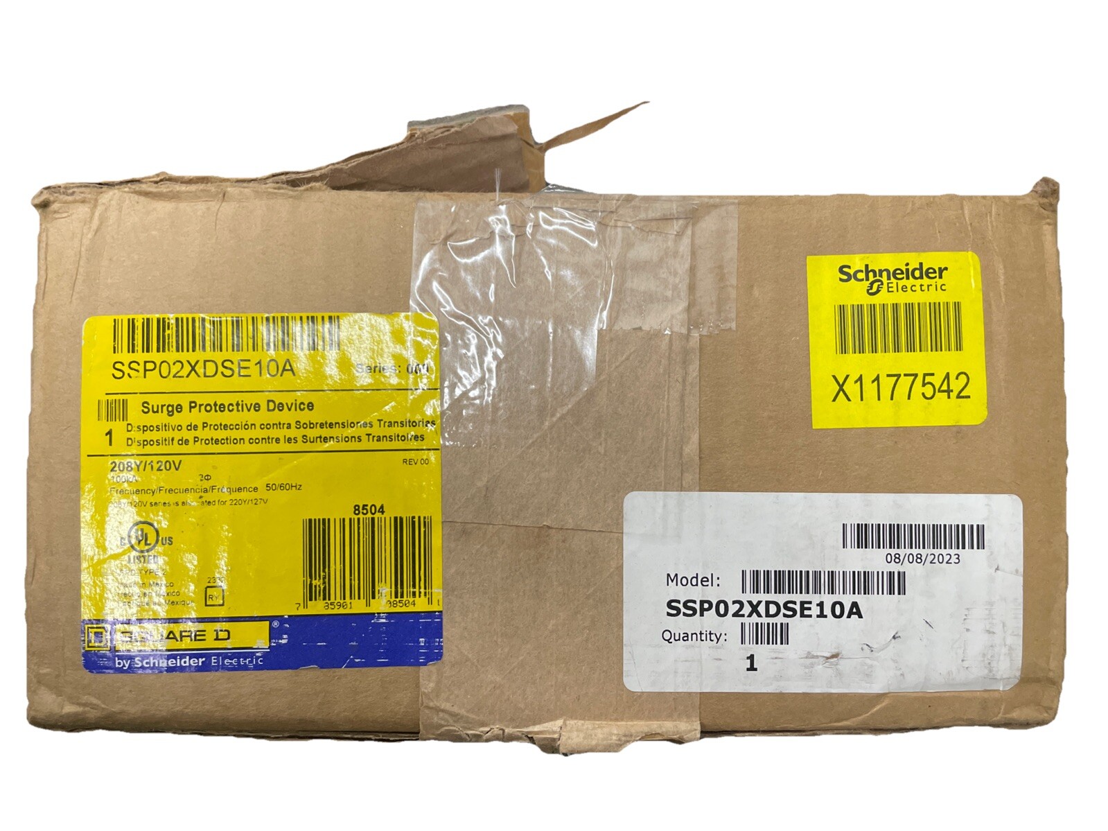 Square D SSP02XDSE10A SPD Surge Protective Device