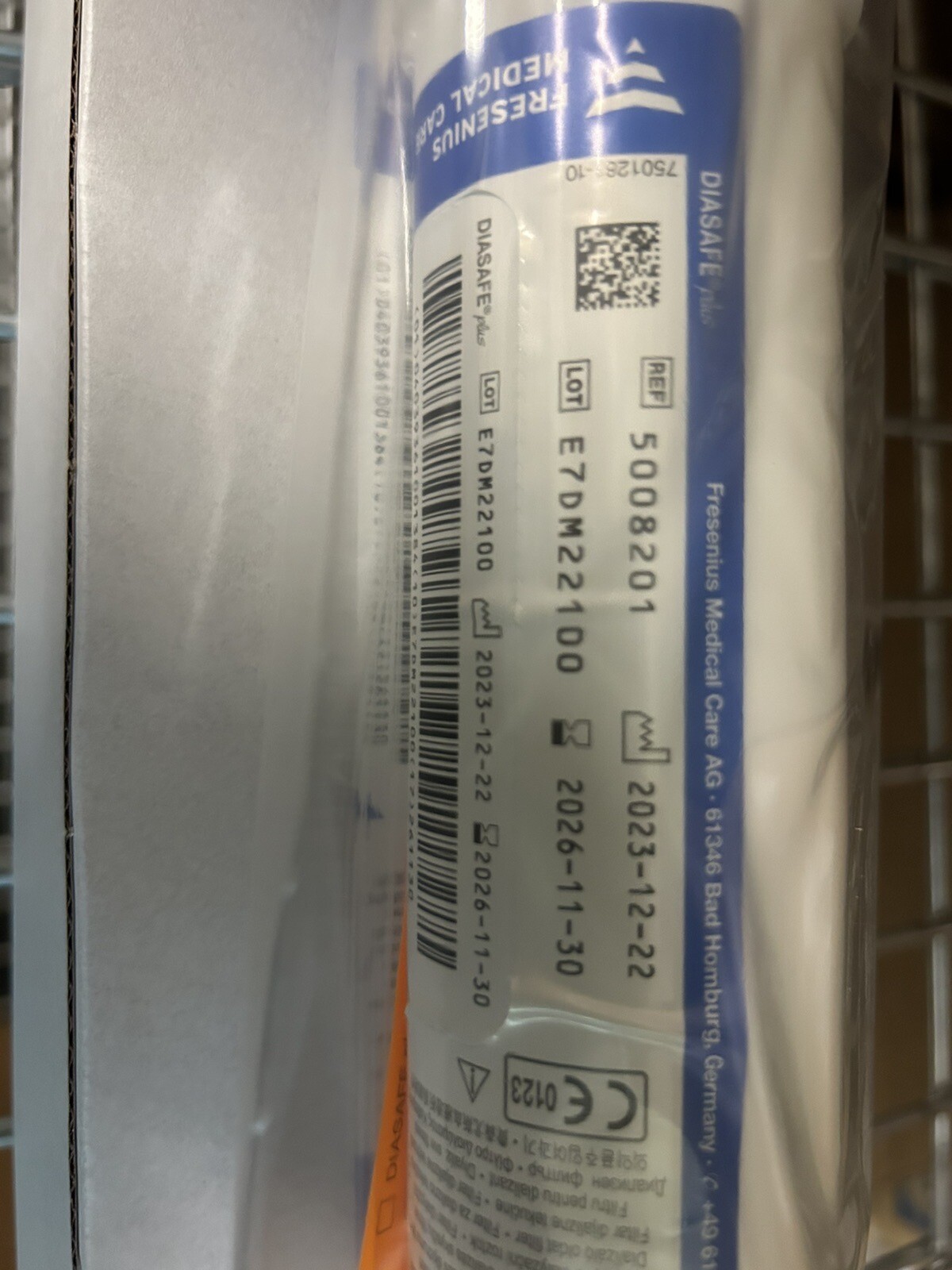 Fresenius Hemodialysis Diasafe Plus Filter PN 5008201 Actual Exp Date 2028