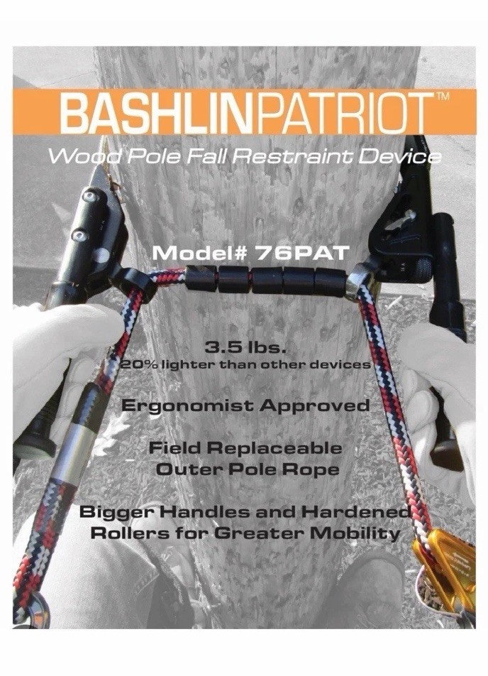 Bashlin Patriot Wood Pole Fall Restraint Device 76PAT