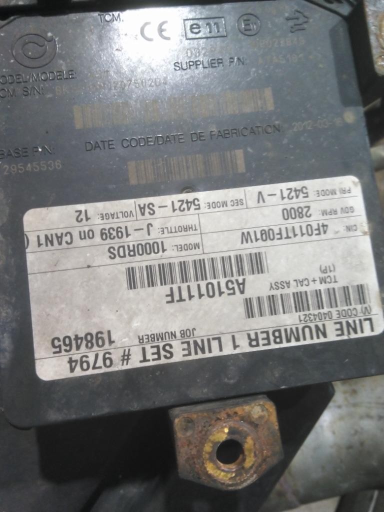 Replaces 2013 ALLISON 1000RDS GEN 4-5 TRANSMISSION CONTROL MODULE (TCM) ,  OH