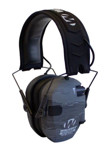 Walkers Razor Pro Digital Ear Muffs, 23 dB NRR, ATACS Ghost Ear : GWP-DRSEM-GST