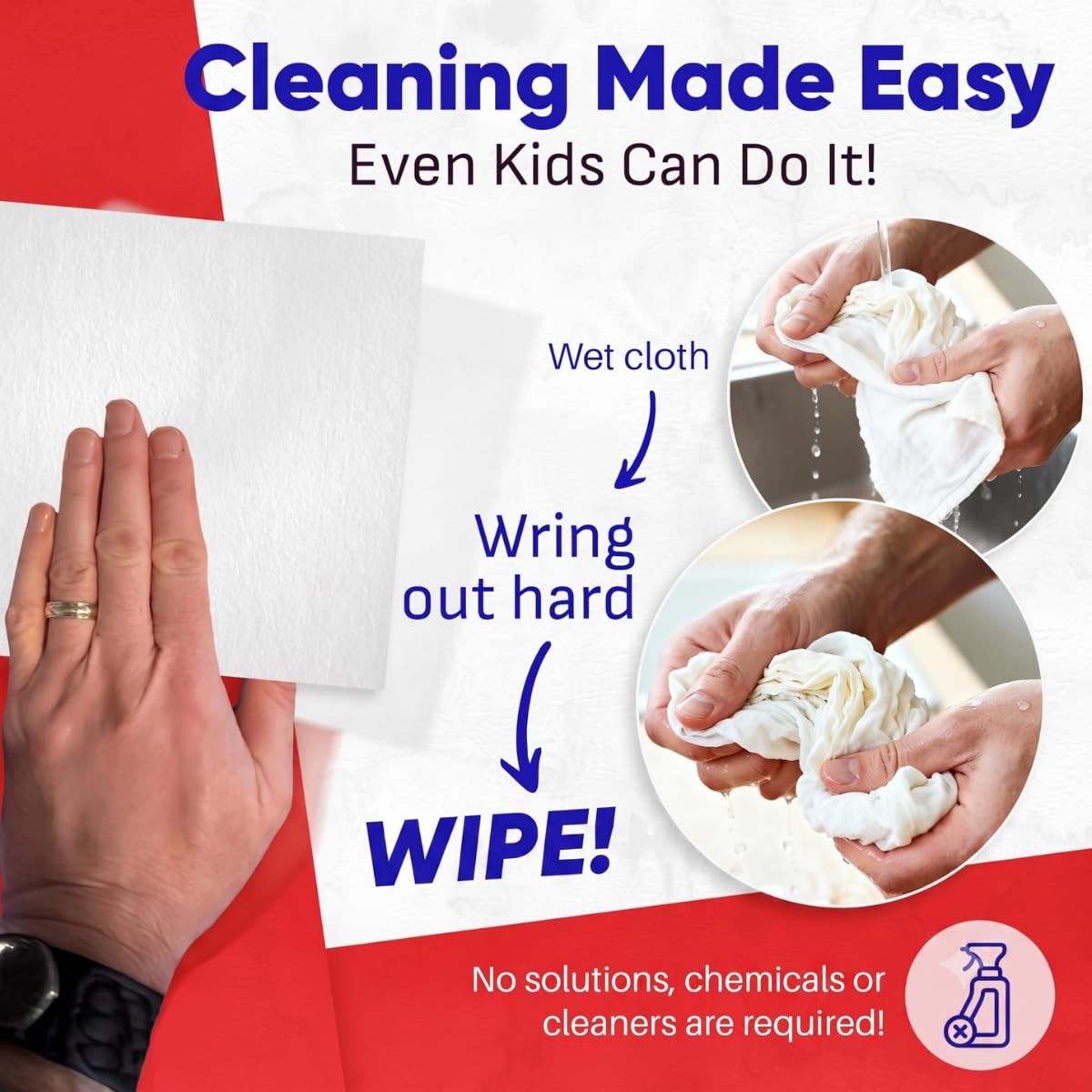 Streak Free Cleaning Cloth 2-Pack
