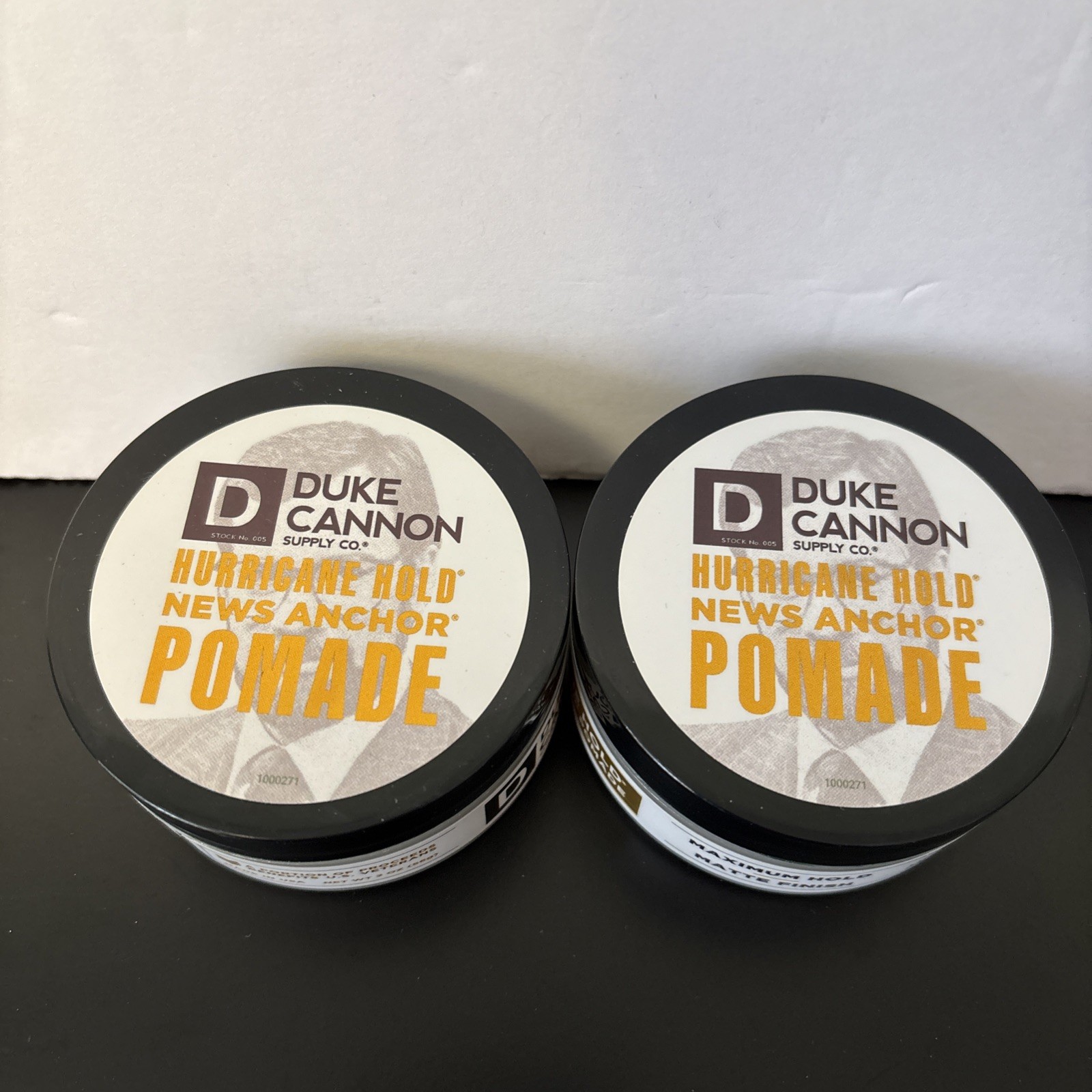 2 Pack - Duke Cannon  News Anchor Hurricane Hold Pomade  2oz  ( 2 Pack )