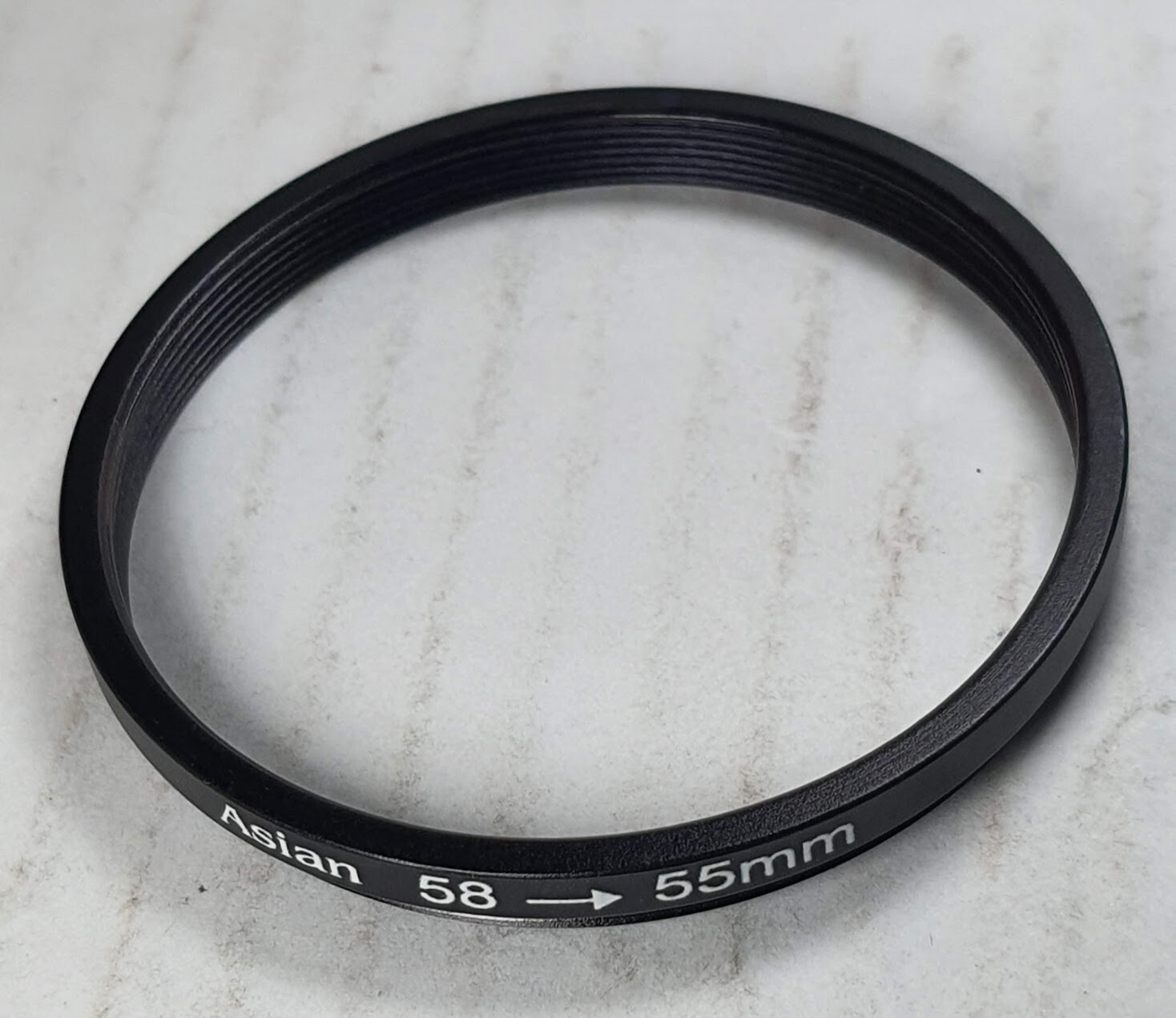 58-55mm Step-Down Stepping Lens Filter Converter Adapter Ring 58mm-55mm E58-E55