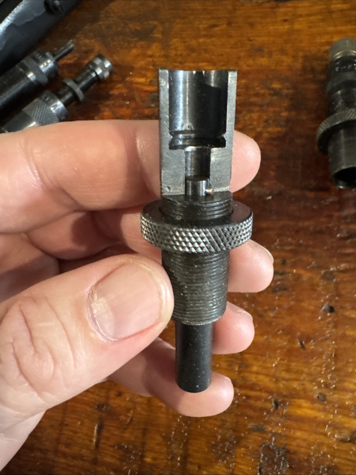 Vintage Lyman Model 310 Tool & .35 Remington Reloading Die Set.