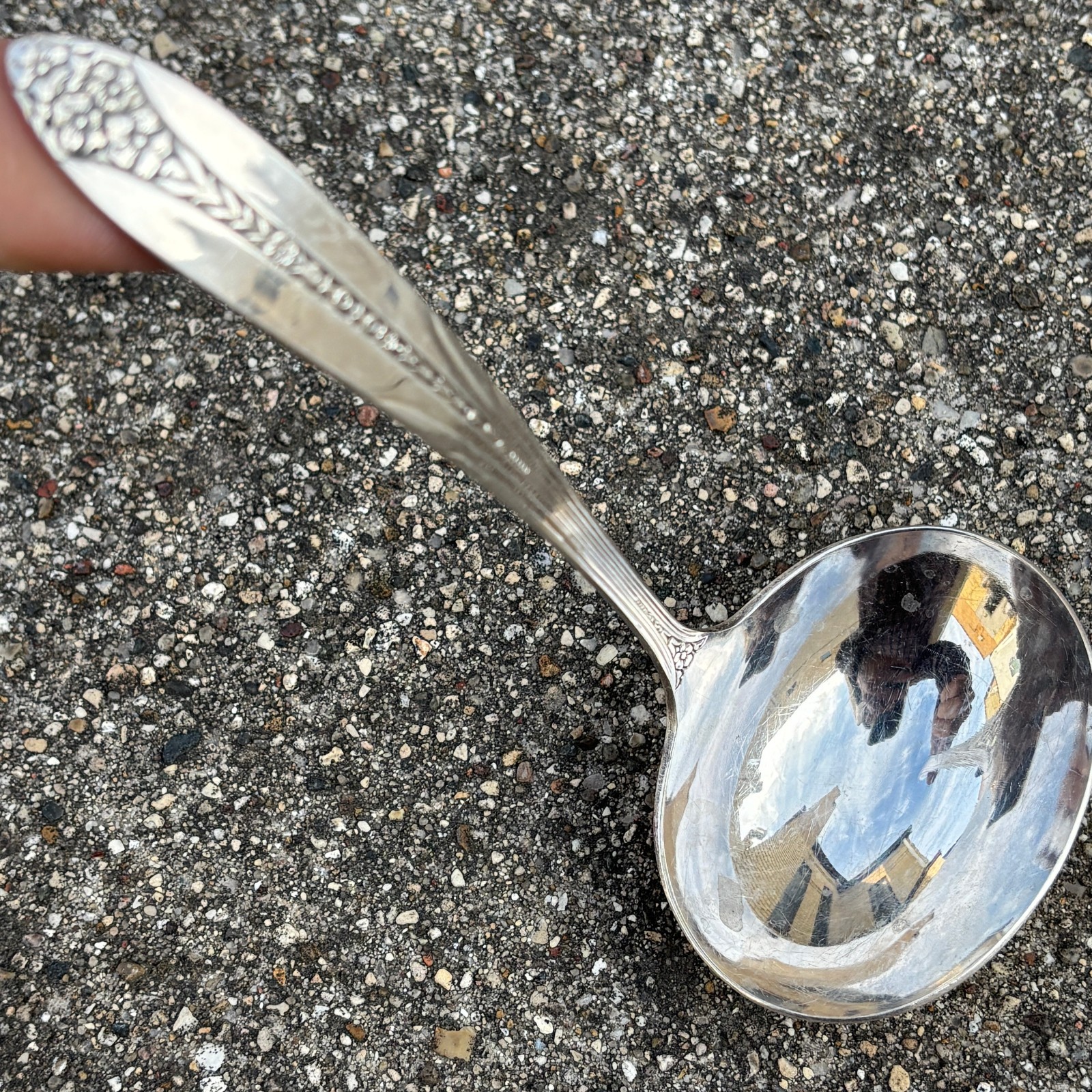 National Double Tested Silverplate Gravy Spoond EUC