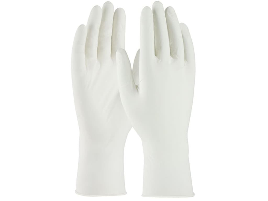 QRP Q125S - Gloves Qualatrile XC White Nitrile 12 inch Clean
