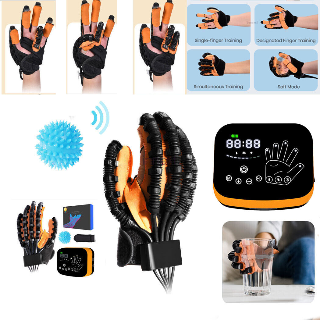 Hand Function Rehabilitation Robot Gloves for Finger Hemiplegia Recovery Trainer