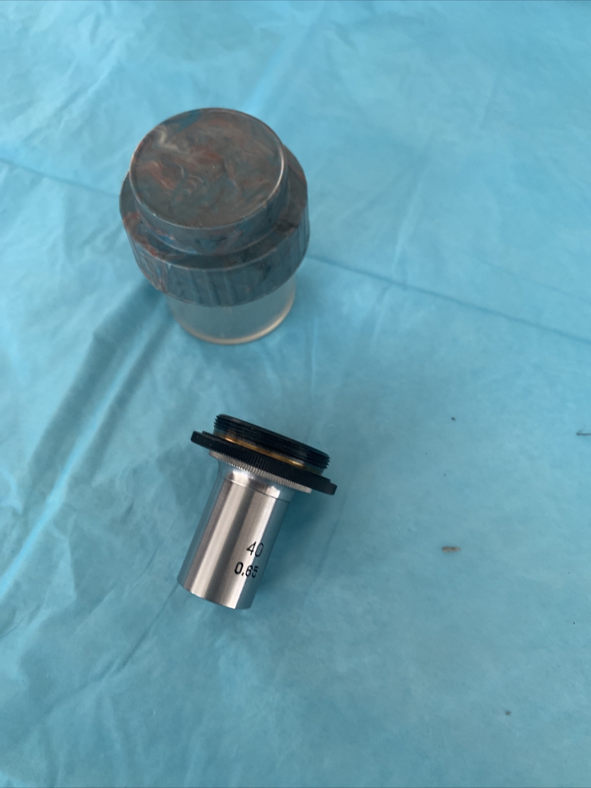 Vintage Lens Objective Microscope Lomo( Zeiss) 40 0,65 Used