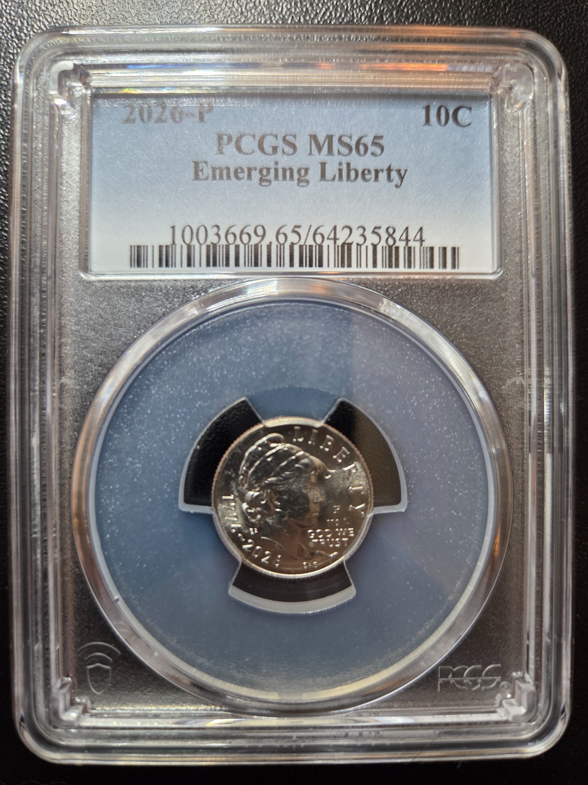 2026-P Semiquincentennial Emerging Liberty Dime PCGS MS65