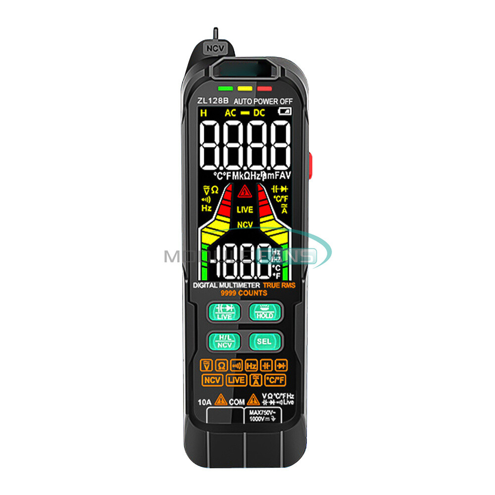 Digital Multimeter Voltage Current Capacitance Frequency Diode True RMS Tester