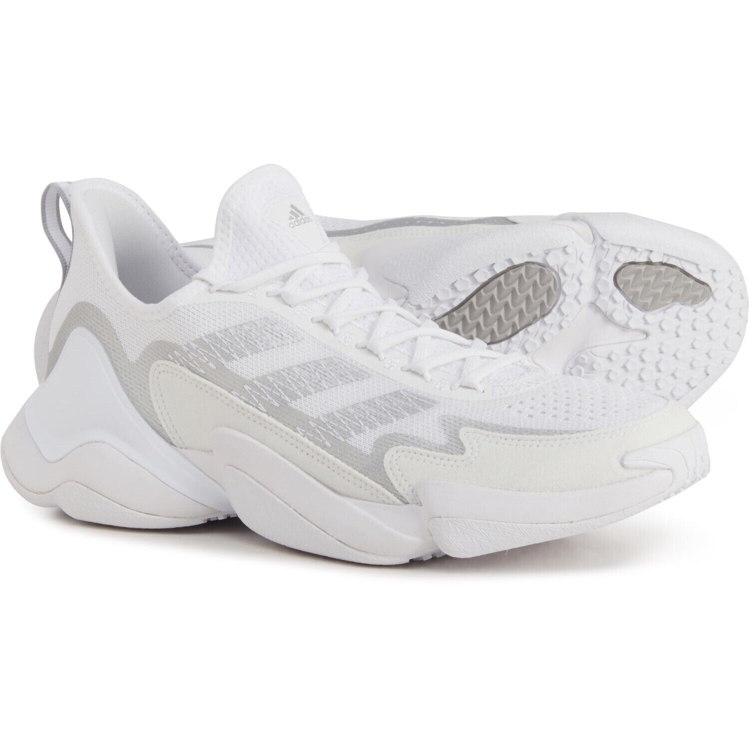Adidas Impact FLX Mahomes Football Training Shoes White/Silver GV6767 sz 10.5-11