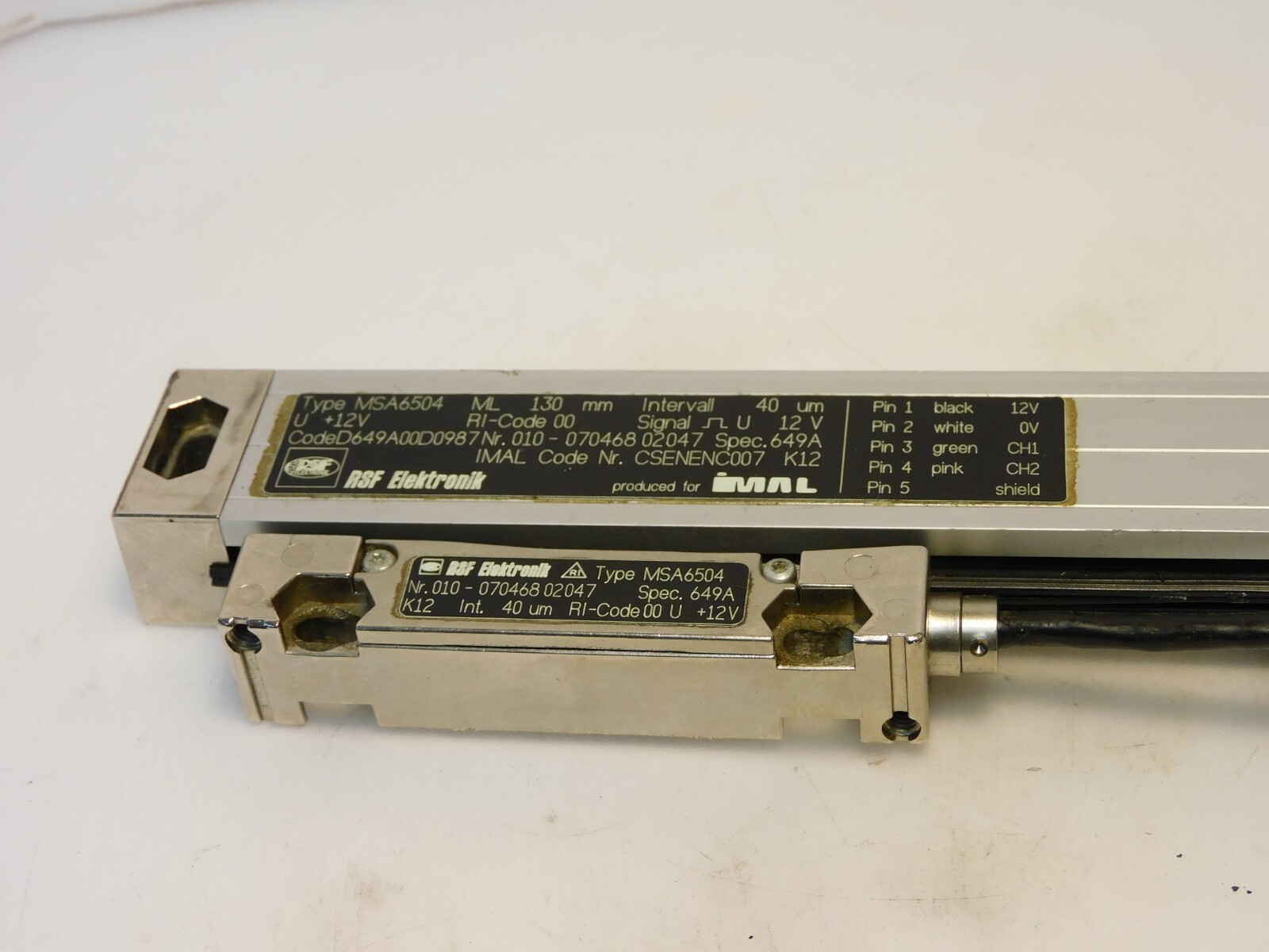 RSF ELEKTRONIK MSA6504 LINEAR ENCODER SCALE 130MM