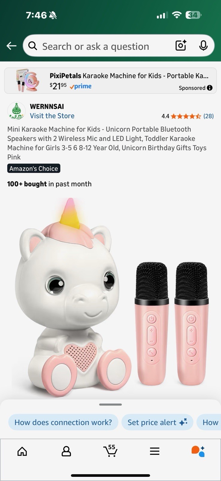 Wernnsaai Wireless Karaoke Microphone Kit