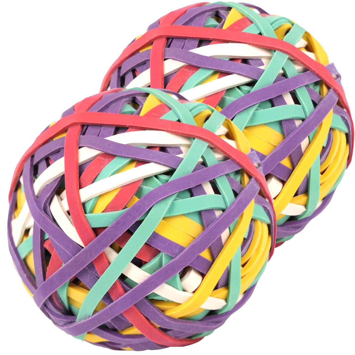 AMUU Rubber Band Ball #33 rubber bands 2 Purple, blue, red, yellow, white
