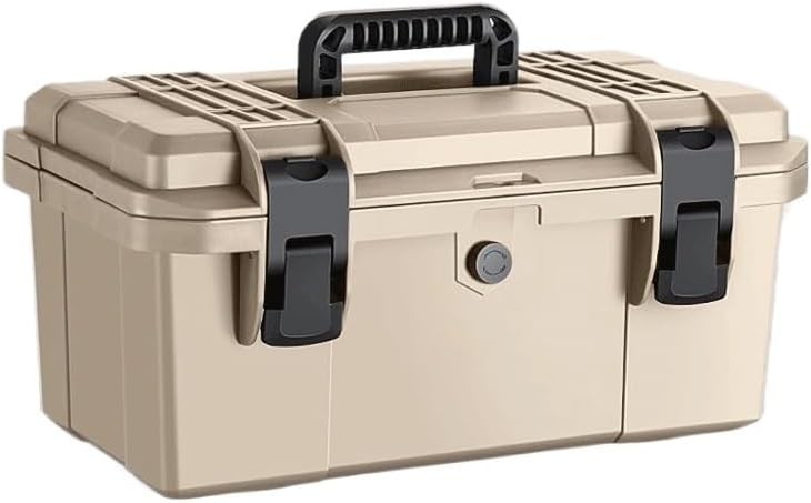 Portable Tool Box Grey Hardware Toolbox Industrial Grade Electrical Box Multifun
