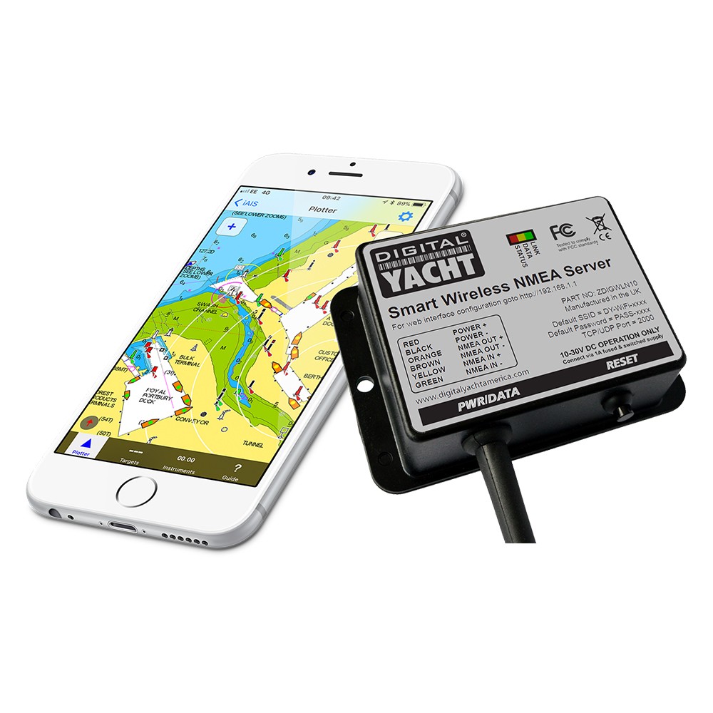 Digital Yacht WLN10 Smart NMEA to WiFi Converter - 4800 Baud DIGITAL YACHT LTD Z