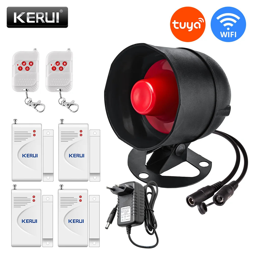 KERUI Tuya Smart WIFI Wireless Security Alarm System Siren Home Burglar...