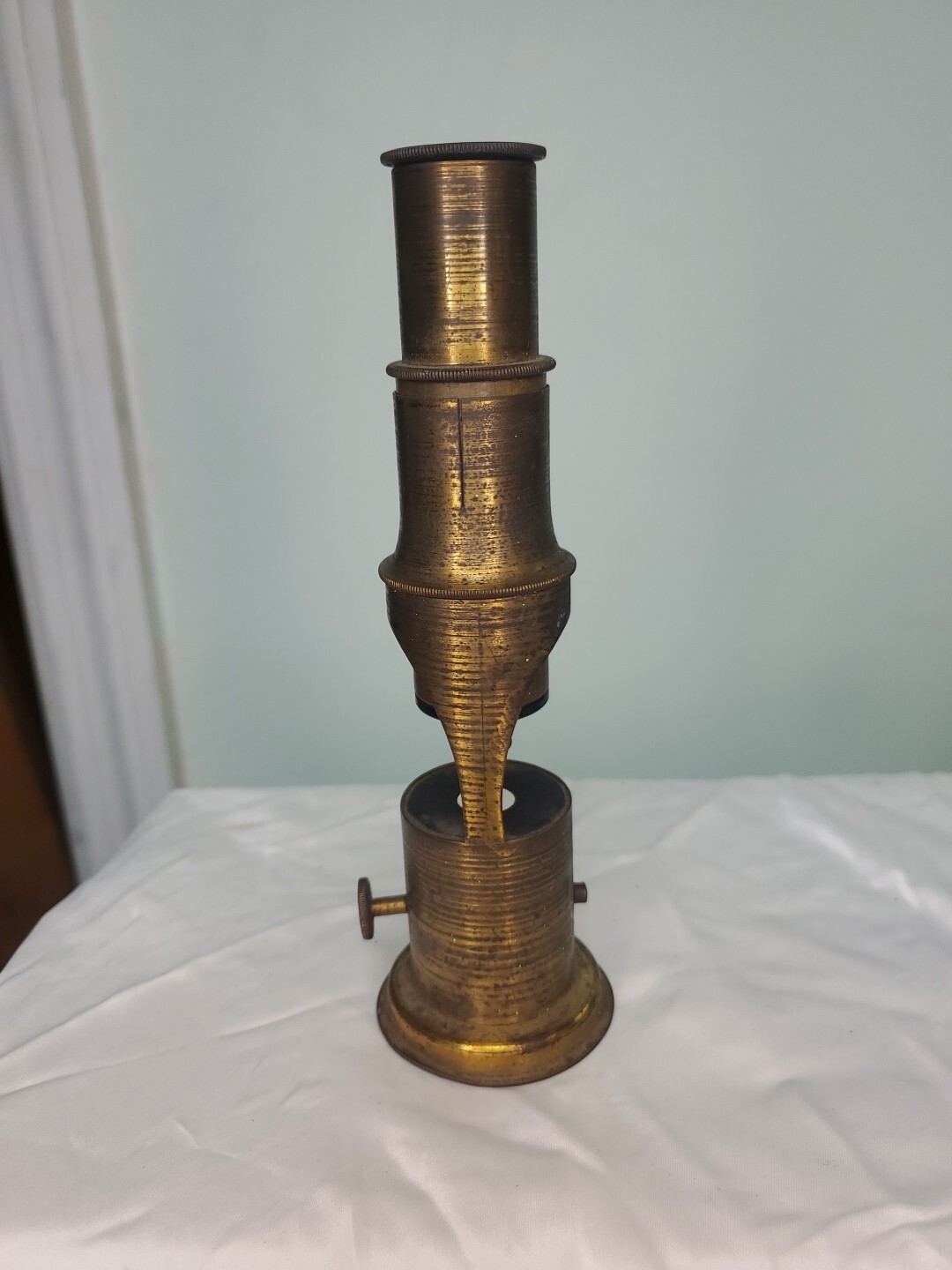 Antique Brass Field Microscope