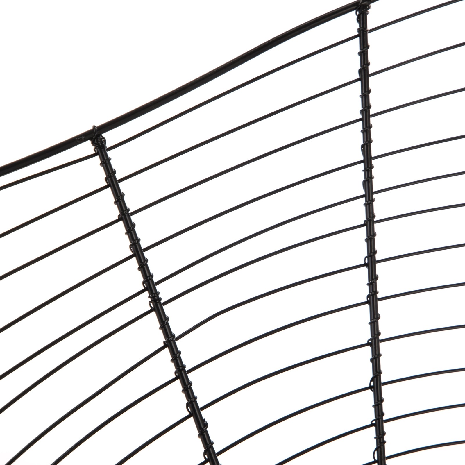 lack Handcrafted Wire Basket W/ Handles - Durable & Rustic Home Decor
