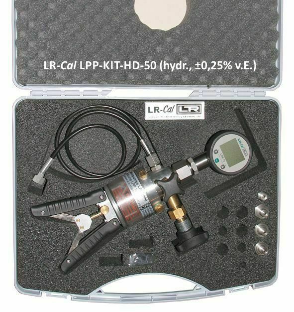 LR-Cal LPP-HD-50 Hydraulic Pressure Calibration Kit 0.25%Accuracy Digital Gauge