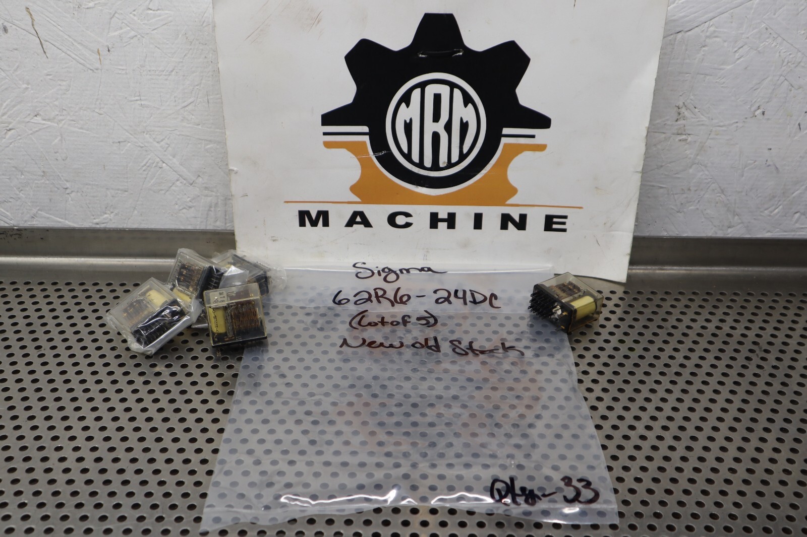 Sigma 62R6-24DC Relays New Old Stock (Lot of 5) See All Pictures