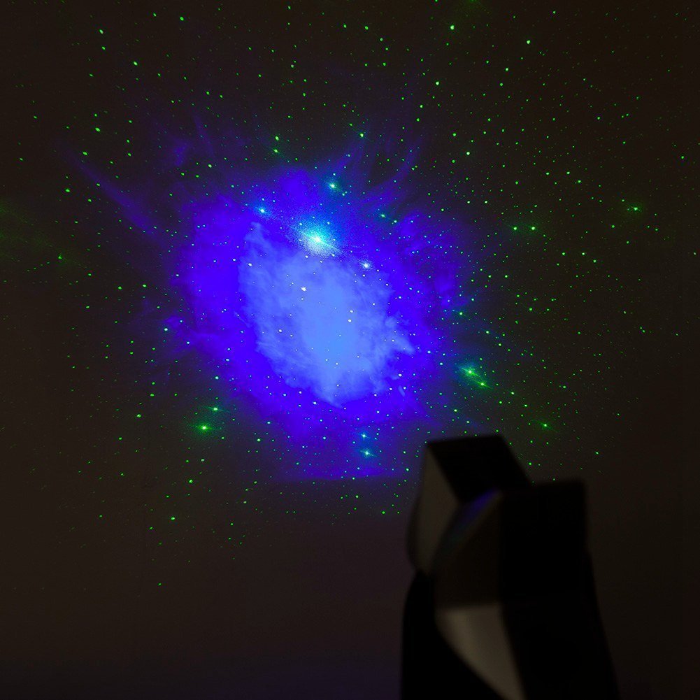 Laser Twilight Stars Projector Night Light Effect and Blue Cloud