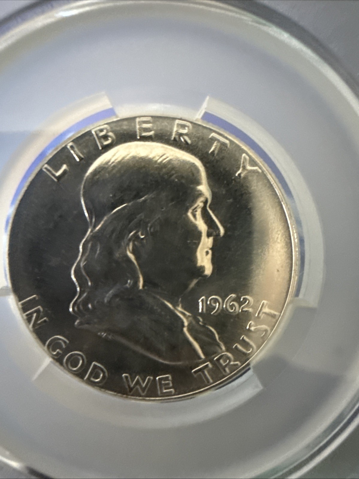 1962 P CAC MS64 Silver Benjamin Half Dollar