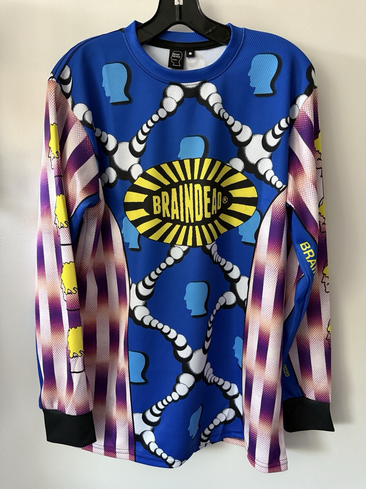 Brain Dead Paintball/BMX Jersey 2020 Men’s Size Small RARE