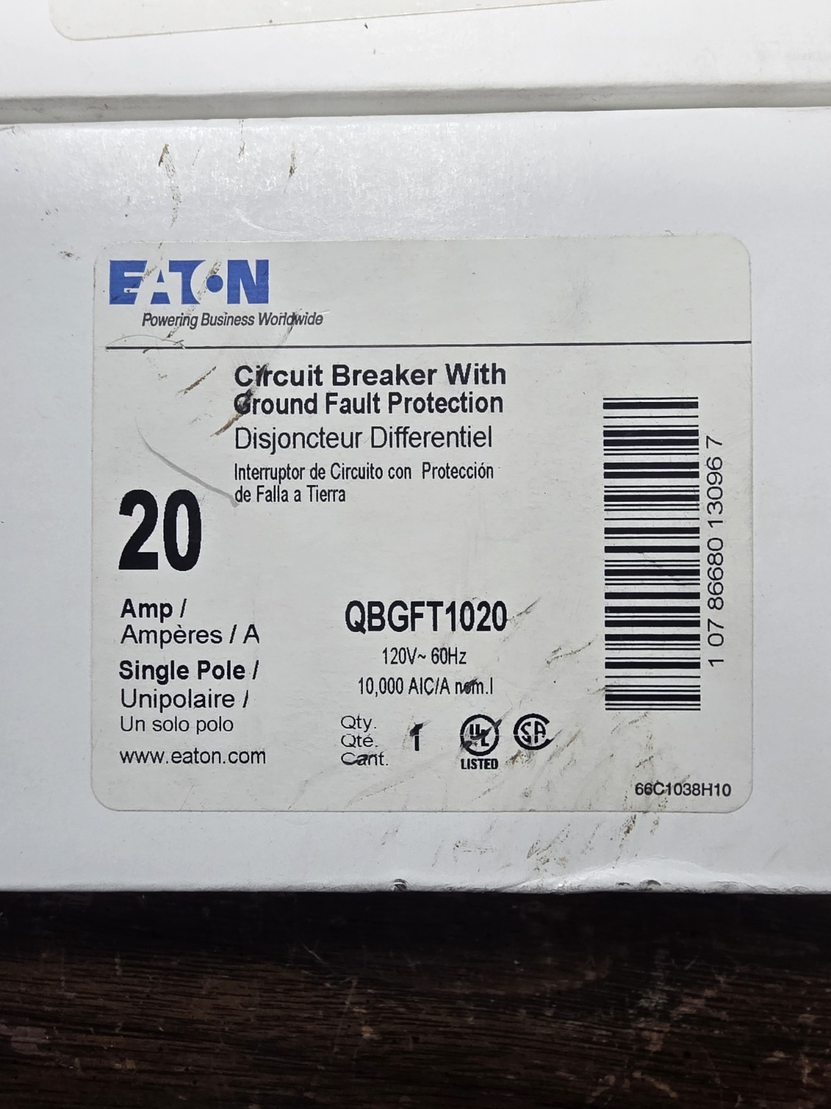 QBGFT1020 EATON NEW IN BOXES (2 AVAILABLE) FREE SHIPPING