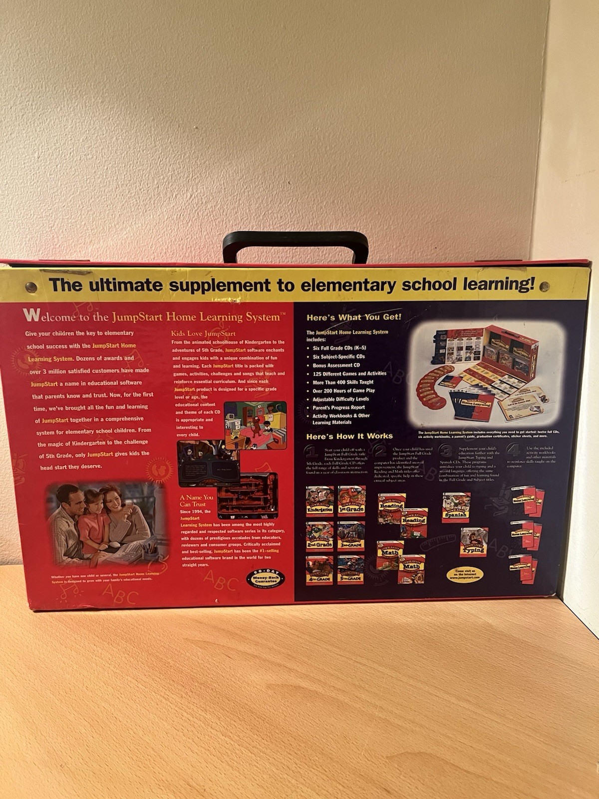 vintage JumpStart Learning System 12 CD-ROM Box Set Missing One CD Most Sealed.