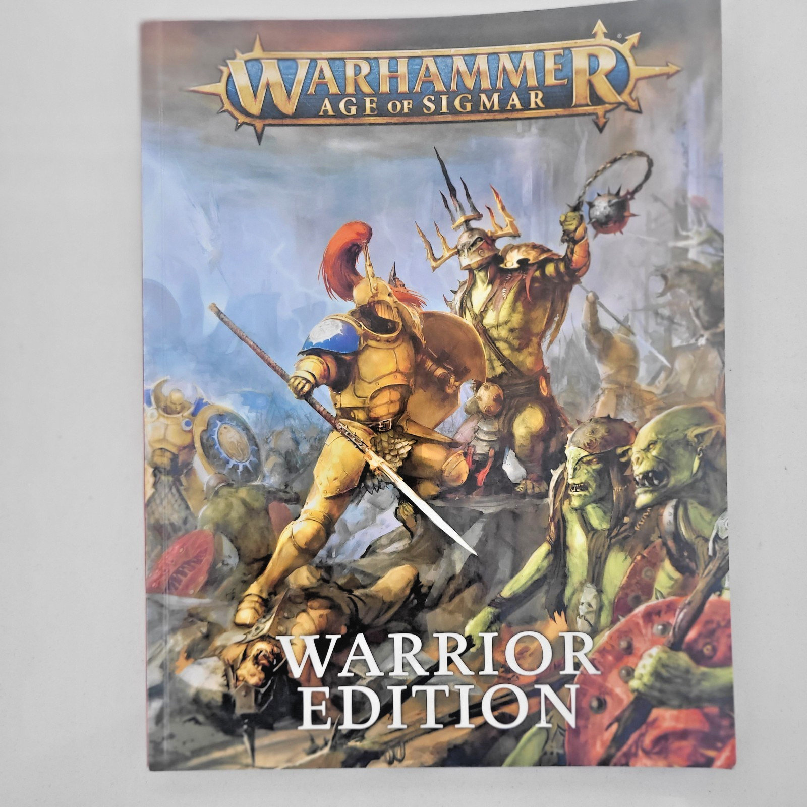 Warrior Edition. Warhammer Age of Sigmar Soft Back Core Rule Book. VG+