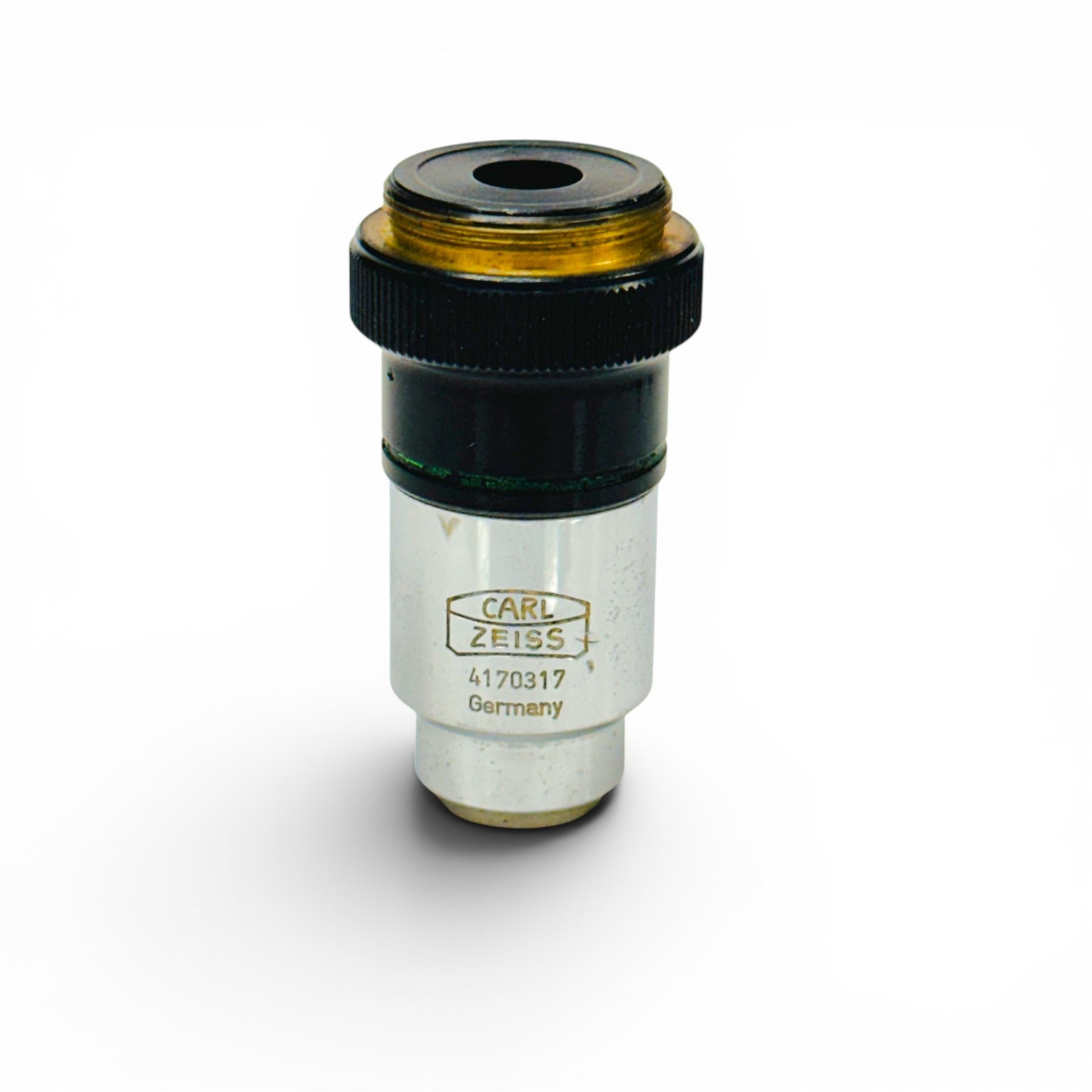 Carl Zeiss Plan 16/0.32 160/- Microscope Objective Lens 4170317, Made in Germany