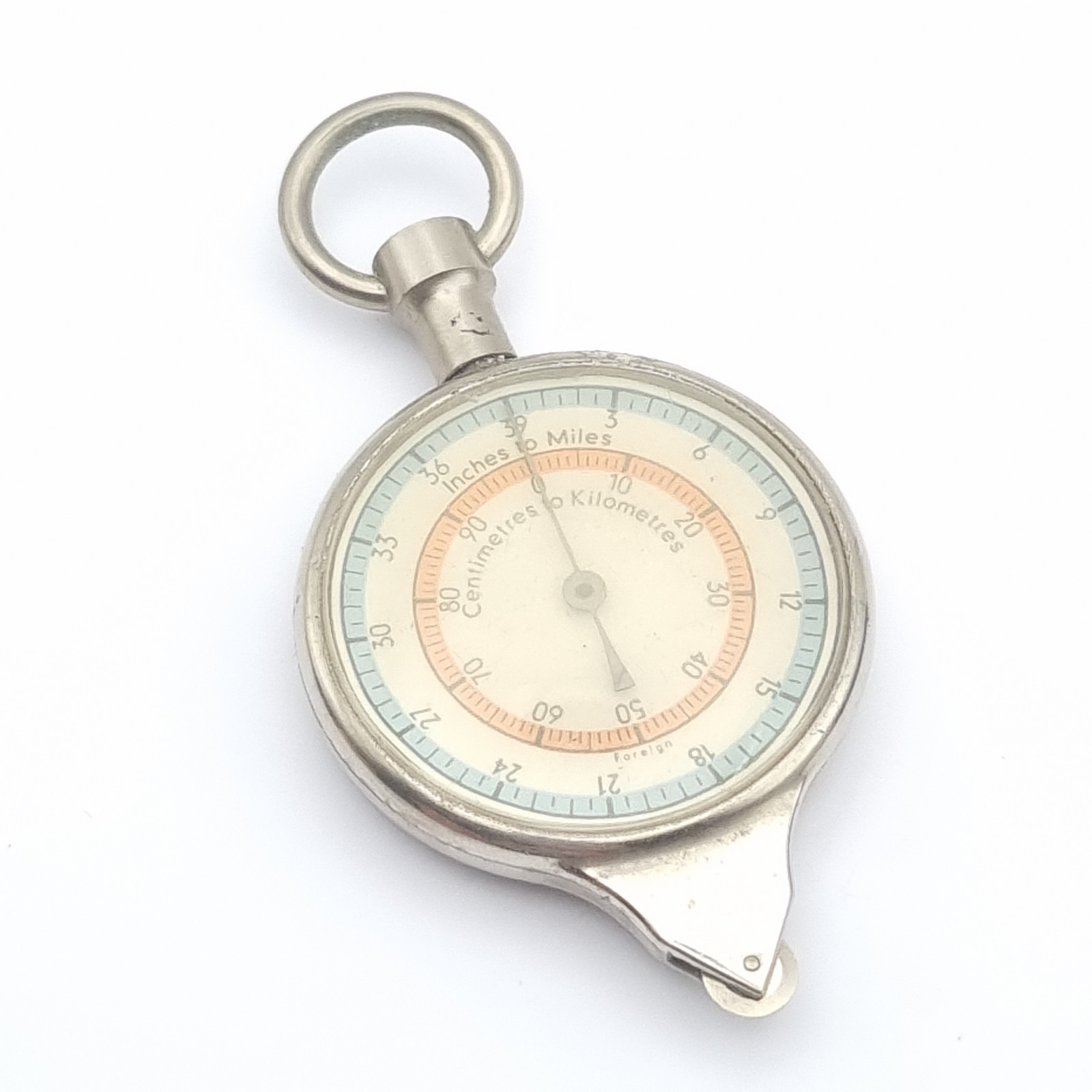Vintage German Map Measurer Opisometer Curvimeter Compass Instrument Foreign
