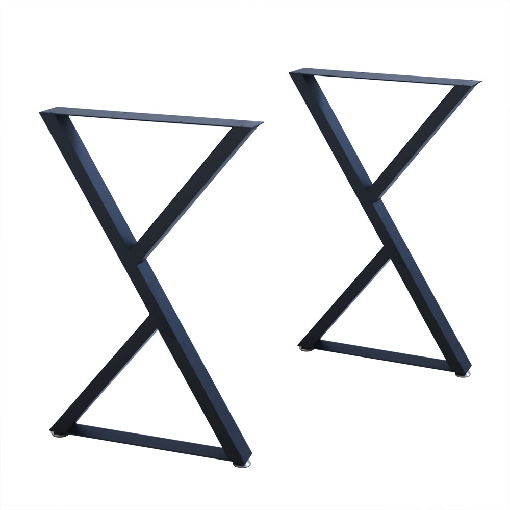 Modern 28 inch Coffee Table Legs Metal Desk Leg Furniture Decor Black New