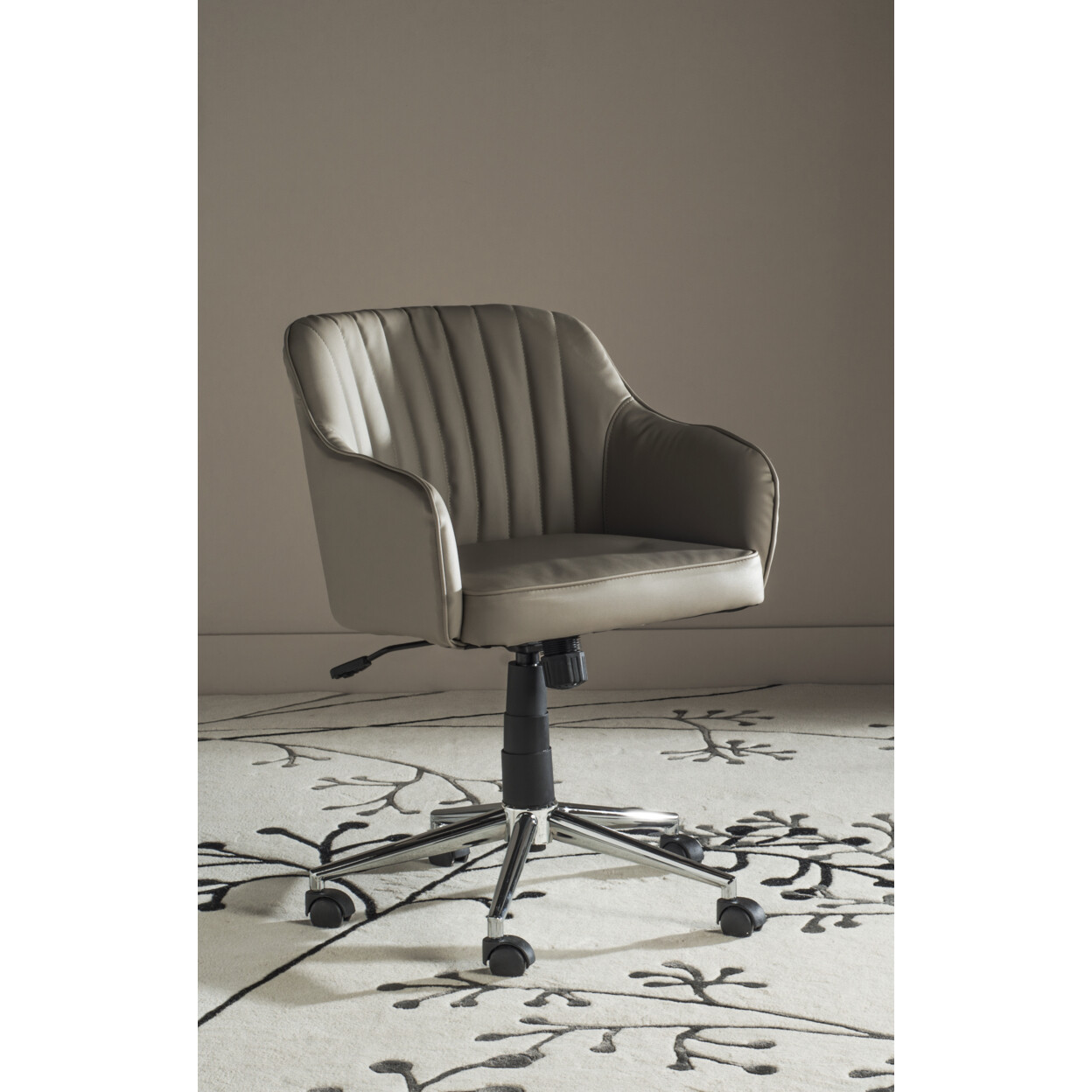 SAFAVIEH Hilda Desk Chair | Grey |