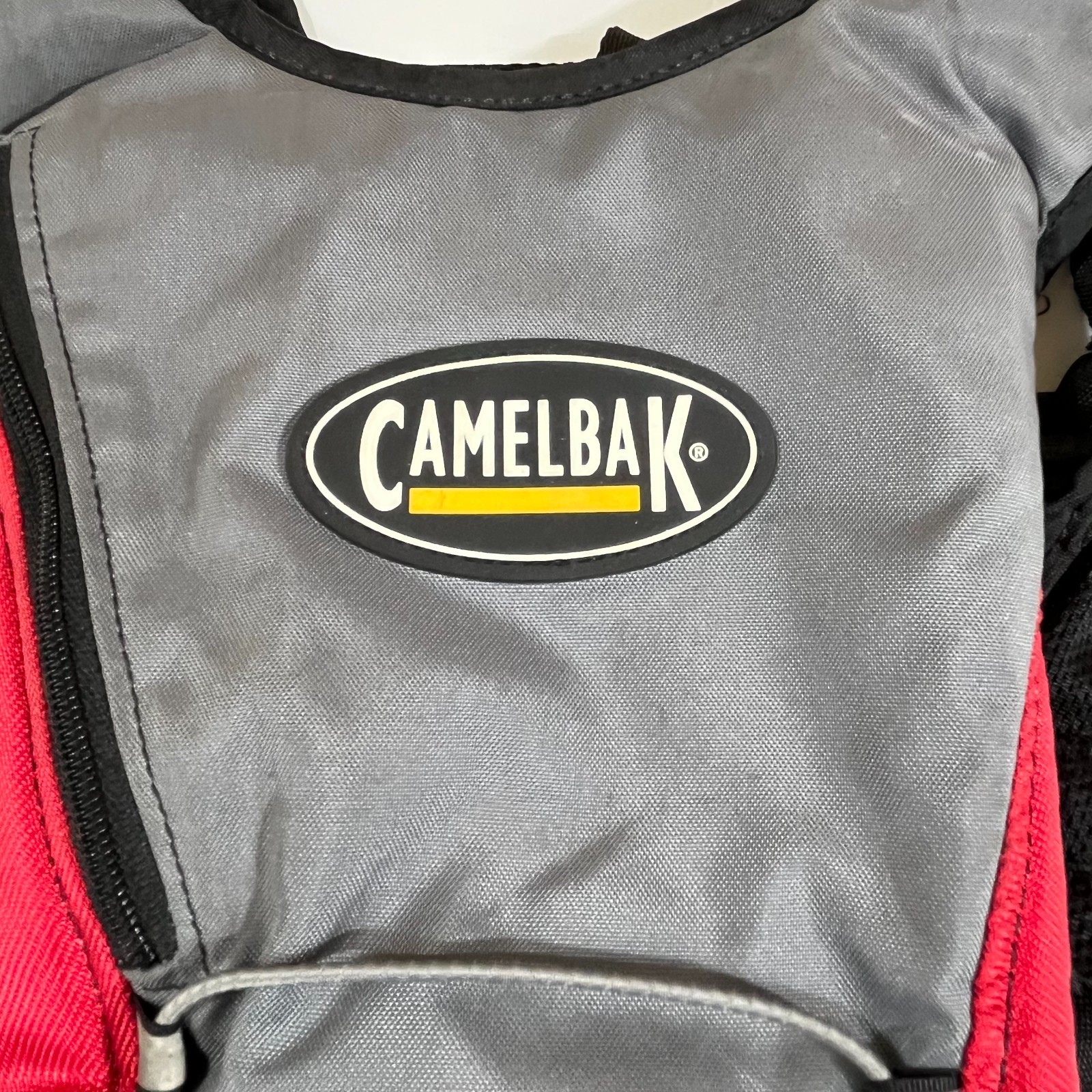 CamelBak Classic Hydration Pack Red Grey Small Backpack Hiking Cycling Biking