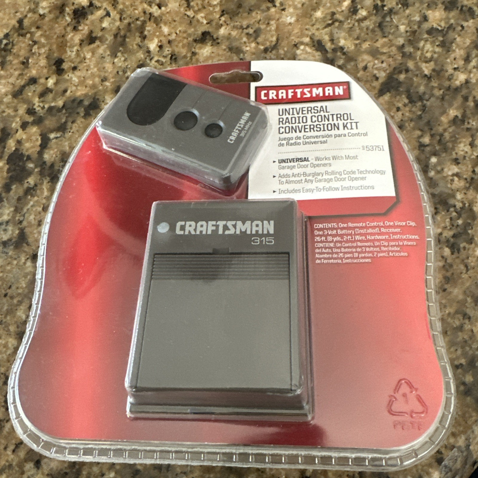Craftsman 53757 Garage Remote Receiver Conversion Kit 139.53751 53751 365LM